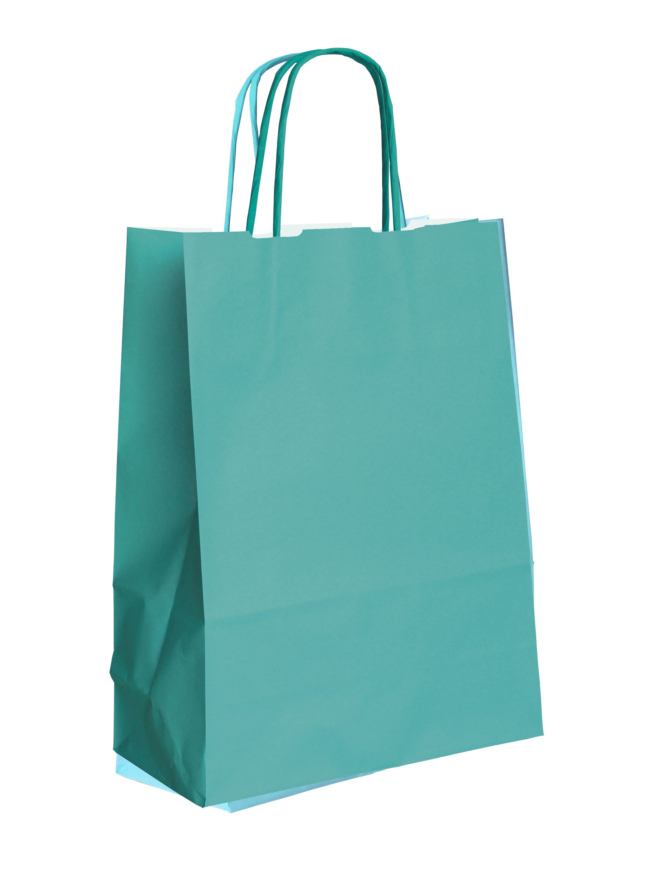 Papiertasche VERONA, Farbe türkis Papiertasche VERONA, Farbe türkis